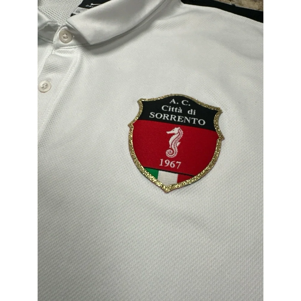 AC Citta di Sorrento '67 Nike DriFit Polo Shirt Men XXL Italian‎ Football Soccer